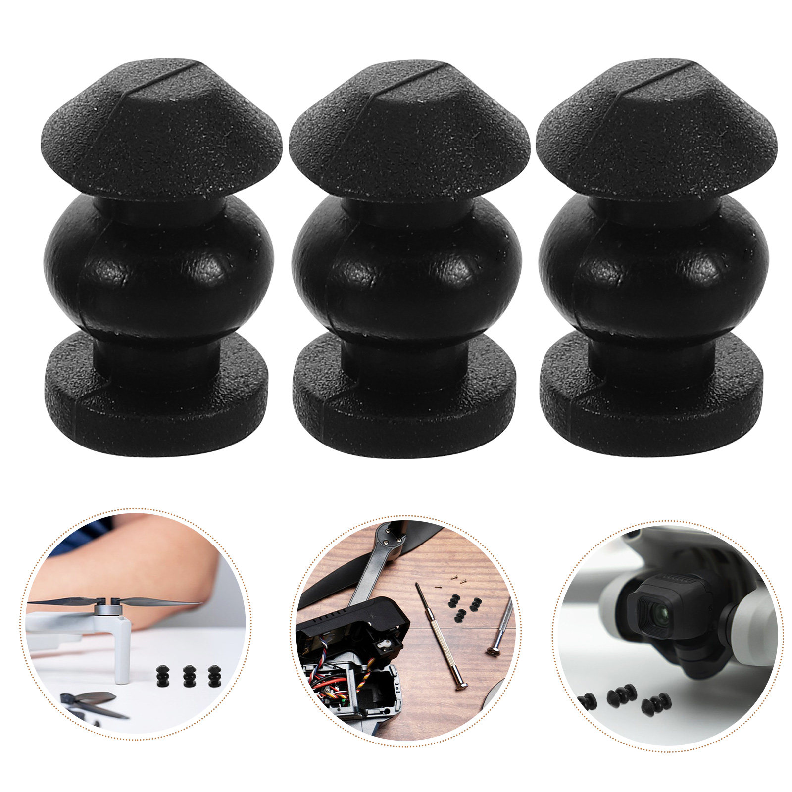 Drone Gimbal Dampener - 10 Buah Bola Peredam Getaran Karet