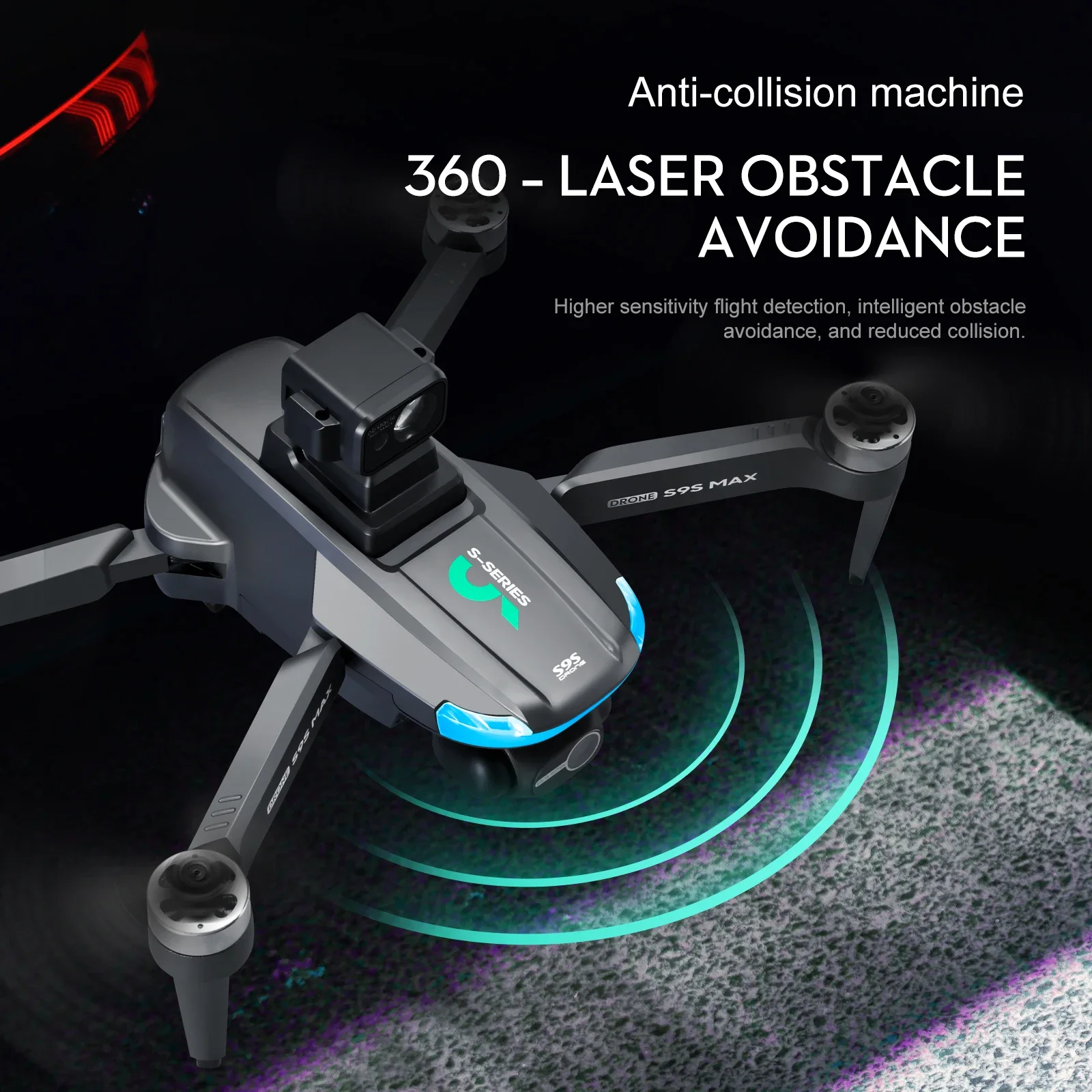 Drone MINI S9S MAX Baru 4K 2 S - Drone Gimbal Case ulasan dan harga