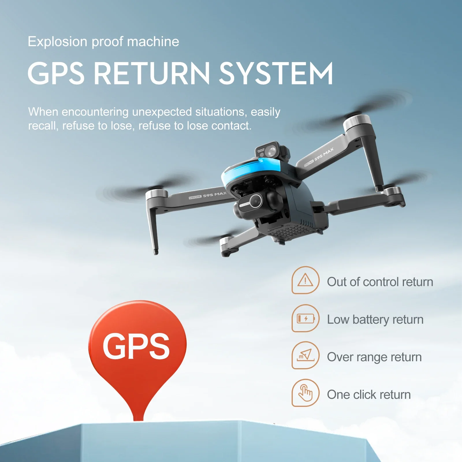 Drone MINI S9S MAX Baru 4K 2 S - Drone Gimbal Case ulasan dan harga