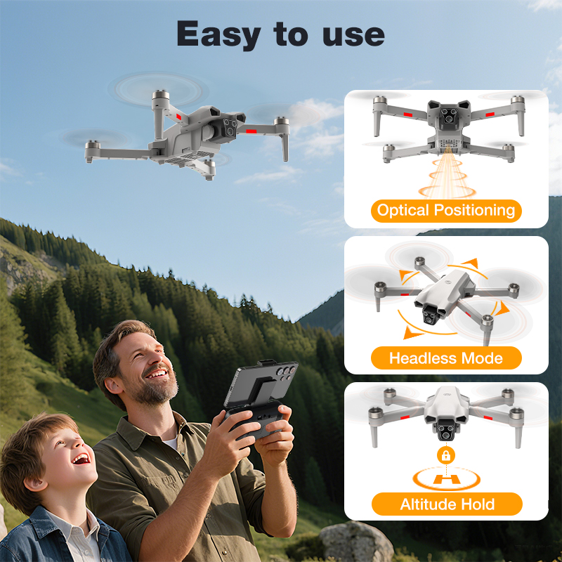 Drone Baru L017 Pro Brushless  - Drone Gimbal Case ulasan dan harga